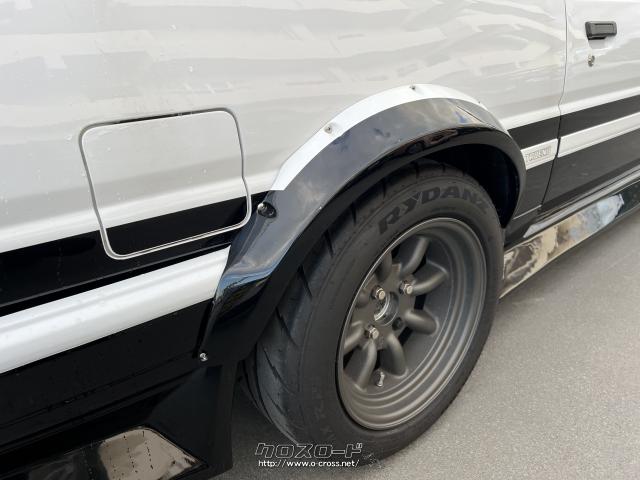 トヨタ スプリンタートレノ オーバーフェンダー ワタナベホイール