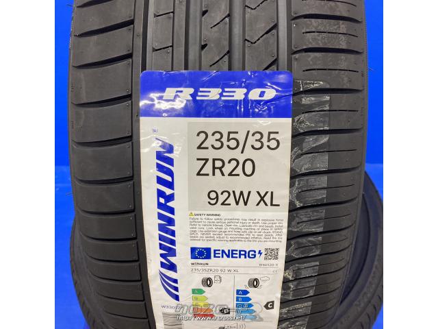 タイヤ・20インチ 新品 R330 235/35R20 ウィンラン 1本から交・1.066