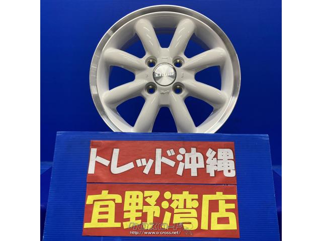 ホイール・14インチ4.5J+45-4H100 K.フィネス CUP ホワイト!!・ご成約