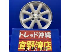 ホイール・14インチ4.5J+45-4H100 K.フィネス CUP ホワイト!!・ご成約