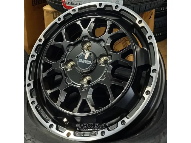 ホイール・タイヤ 14インチ WILDPORTER FUNK WMC ウェイク、スペーシアギア、ハ