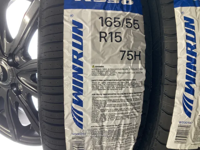 タイヤSET価格¥72.400- 見 35753 ホイール 15インチ デボーション D5 新品ホイールセット クーポン対象商品