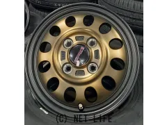 ホイール・タイヤ 12インチ K.フィネス D12 BKブロンズクリア 選べるタイヤセット!