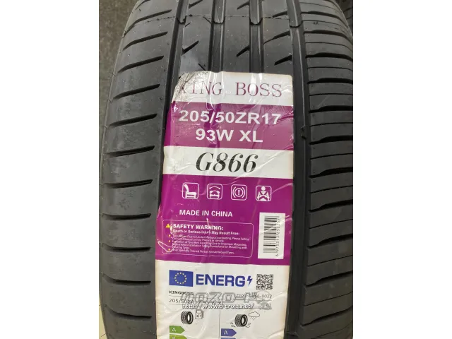 こうだい商品 タイヤ・17インチ ｷﾝｸﾞﾎﾞｽ G866 205/50R17 93W XL・7,860円・トレッド