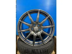 ホイール 17インチ　ﾋｭｰﾏﾝﾗｲﾝ SS-010 1770-1005H+50 ﾀﾞｰｸ