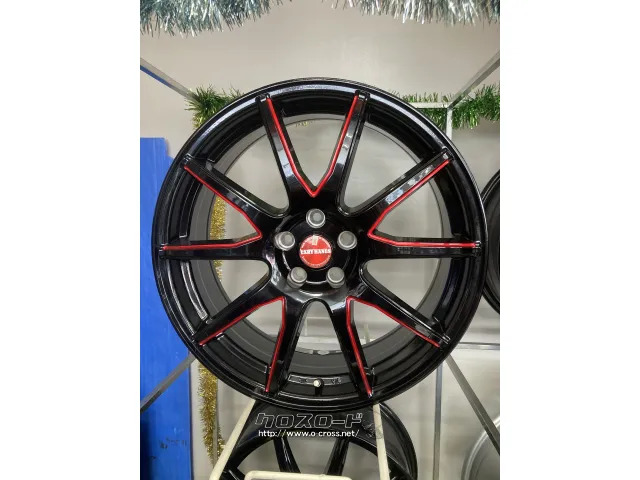 見H0000011985 ホイール 18インチ ラグジーヘインズLH015 1870-1005H+48BK/R