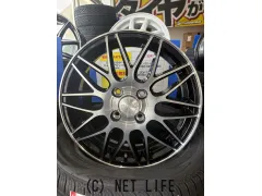 ホイール・タイヤ ﾌﾞﾛﾝｸｽ TB-022M 1545-1004穴+45 DL165/60R15