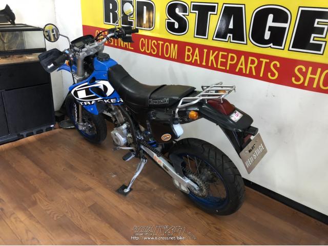 カワサキ D-トラッカー X 250・BL・250cc・RED STAGE・疑義車(メーター