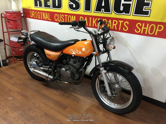 スズキ バンバン200・黄色・200cc・RED STAGE・24,200km・保証無 (2022