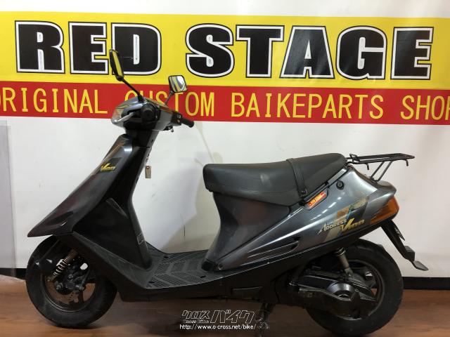 スズキ アドレスV100・ガンメタ・100cc・RED STAGE・16,318km・保証付 
