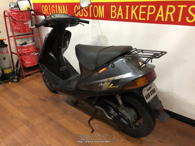 スズキ アドレスV100・ガンメタ・100cc・RED STAGE・16,318km・保証付 