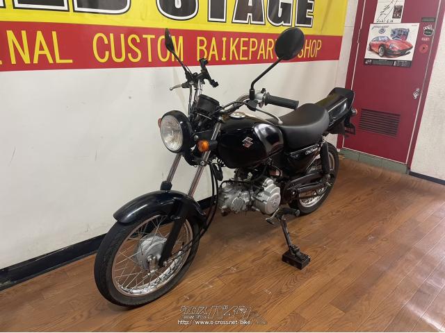 スズキ GS50・黒・50cc・RED STAGE・7,972km・保証付・1ヶ月・1000km