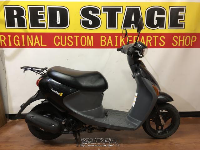 スズキ レッツ4 50・黒・50cc・RED STAGE・6,083km・保証付・1ヶ月 