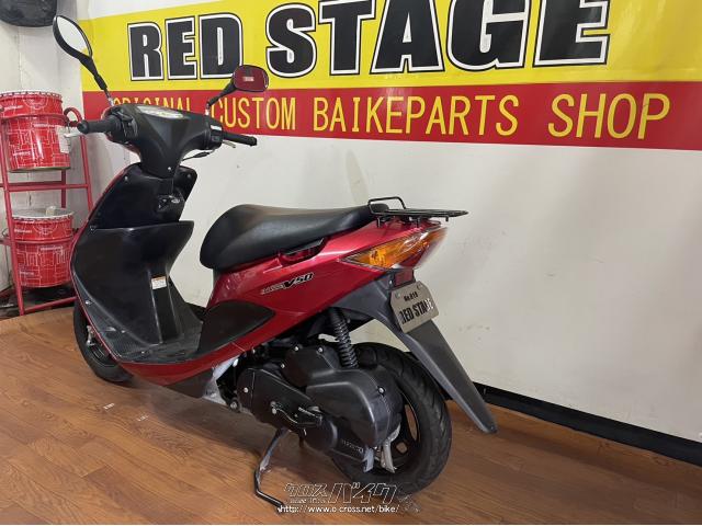スズキ アドレスV50・赤メタリック・50cc・RED STAGE・11,273km・保証