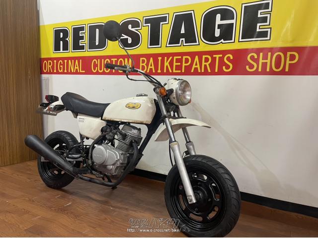 HONDA　エイプ５０　F1　ホワイト　　美車　　鹿児島市　 ホンダ エイプ50・白・50cc・RED STAGE・疑義車(4桁表示メーターの為