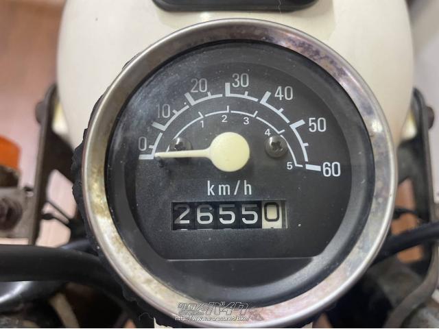 ホンダ エイプ50・白・50cc・RED STAGE・疑義車(4桁表示メーターの為 