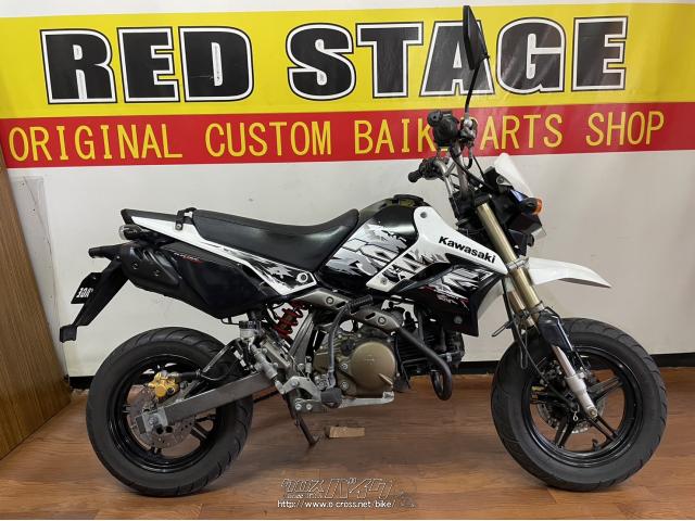 カワサキ KSR110・白・110cc・RED STAGE・15,936km・保証付・1ヶ月