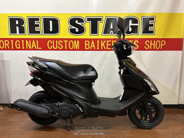 スズキ アドレスV125 S・黒・125cc・RED STAGE・19,843km・保証付・1 
