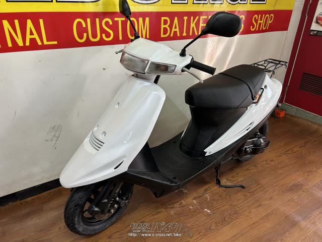 スズキ アドレスV100・ホワイト・100cc・RED STAGE・32,893km・保証無