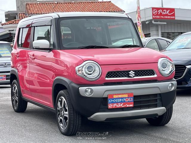 スズキ ハスラー X・2016(H28)年式・ピンク/白II・660cc・アップル琉大