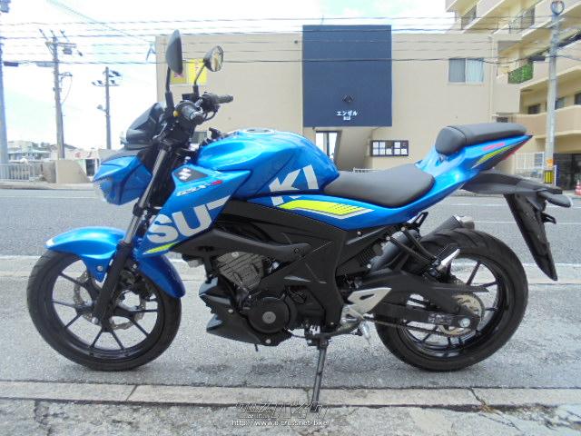 ワンオーナー・スズキGSX-R125_2019年式_1.9万キロ 。⭕️トップケースを追加します スズキ GSX-S125 ABS・2019(R1)初度登録(届出)年・トリトンブルー
