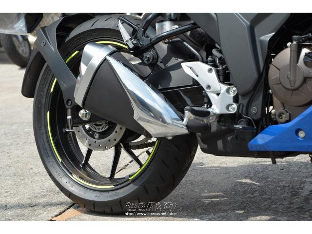 当店はスズキ現行車を中心に各メーカー新車、中古車を常時30台ラインナップ。 スズキ ジクサーSF250