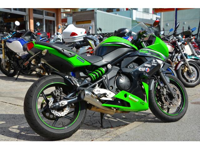 カワサキ ニンジャ400 R パワーボックスメガホンマフラー・ライム