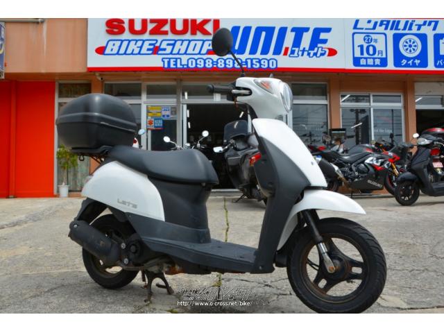 スズキ レッツ GIVIリアボックス・ホワイト・50cc・ユナイトモーター