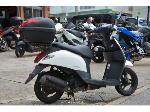 スズキ レッツ GIVIリアボックス・ホワイト・50cc・ユナイトモーター