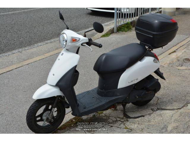 スズキ レッツ GIVIリアボックス・ホワイト・50cc・ユナイトモーター