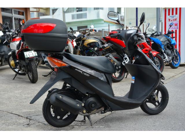 スズキ アドレスV50 リアボックス装備 ワンオーナー・ブラック・50cc