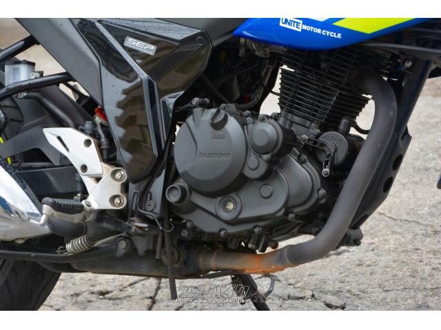 当店はスズキ現行車を中心に各メーカー新車、中古車を常時30台ラインナップ。 スズキ ジクサー