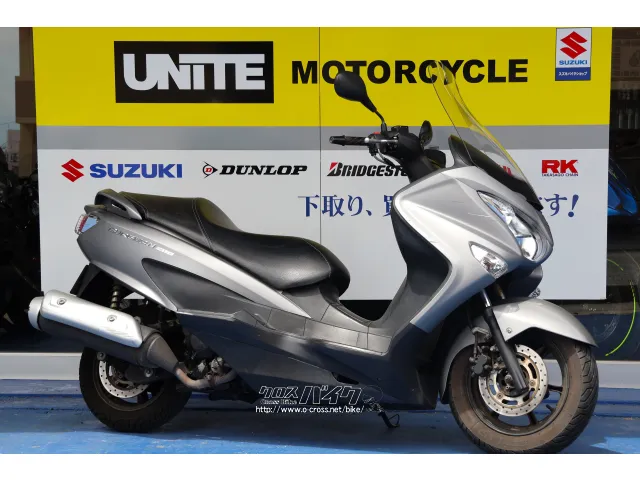 距離は走っていますが、当店で販売、メンテナンスした車両で整備履歴は全て残ってます スズキ バーグマン200