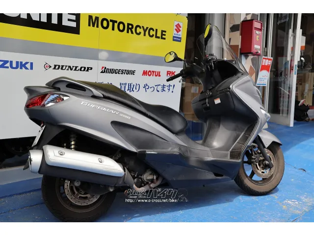 前後タイヤも新品で納車いたします! スズキ バーグマン200