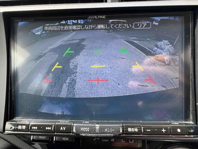 バックカメラ装備。駐車が苦手な方には欠かせません。 トヨタ アクア