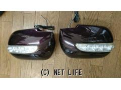 外装・エアロ ドアミラーカバー 左右セット LEDウインカー ダークレッドマイカ R54
