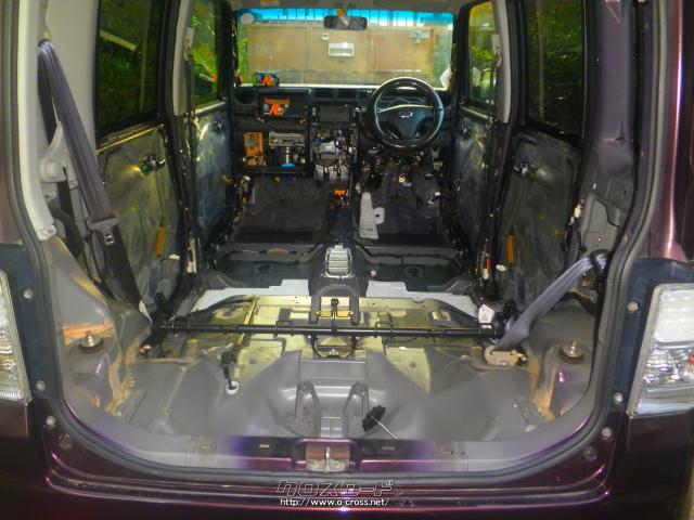 シートシミヌキ洗浄中。 ダイハツ ムーヴコンテ