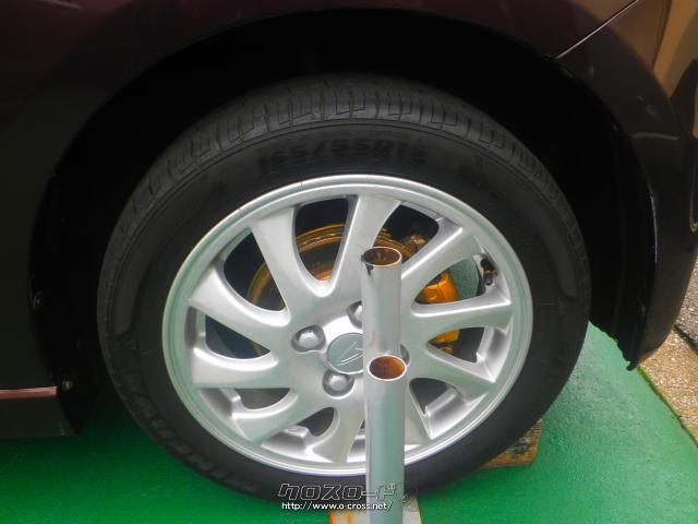 キャリパーゴールド塗装。 ダイハツ ムーヴコンテ