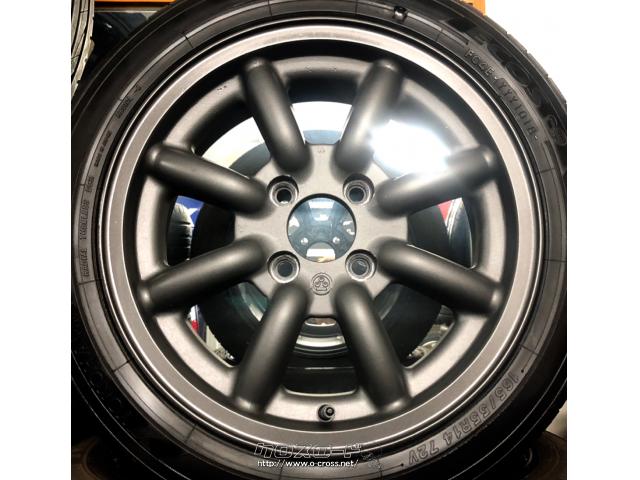 当時物ワタナベ ホイール 15インチ PCD100 REGNO タイヤ付き 当時物ワタナベ ホイール 15インチ PCD100 REGNO タイヤ付き