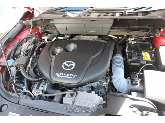 水冷直列4気筒DOHC16バルブターボ (ディーゼル)最高出力175ps(129kW)/4500rpm最大トルク42.8kg・m(420N・m)/2000rpm マツダ CX-5