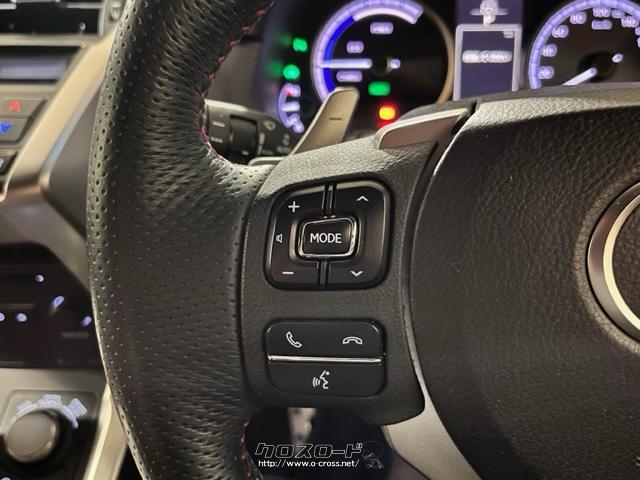 ハンドル左でオーディオ操作ができます! レクサス NX