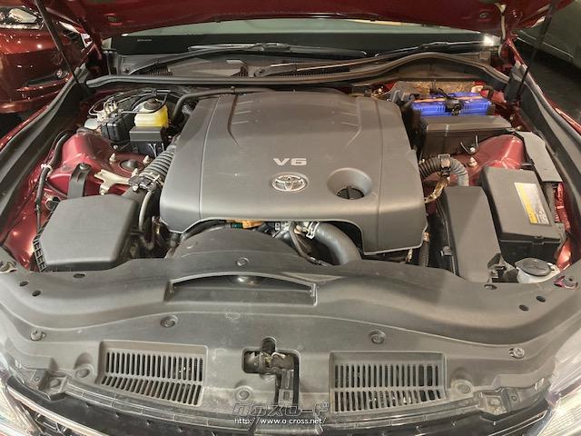 エンジン型式:4GR-FSE 最高出力:203ps(149kW)/6400rpm 最大トルク:24.8kg・m(243N・m)/4800rpm 種類:V型6気筒DOHC トヨタ マークX