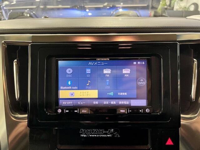 カロッツエリアメモリーナビ(CD/DVD/BT) トヨタ アルファード