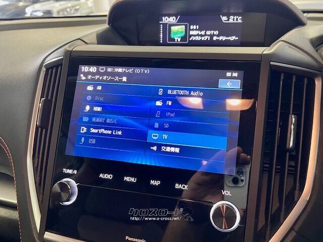 純正8インチナビ(Bluetooth HDMI Blu-ray DVD USB スバル XV