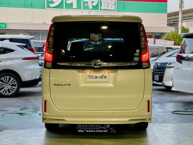 ドアハンドルやバックドアにメッキ加飾を施すなど、きらびやかさと圧倒的な存在感 トヨタ エスクァイア