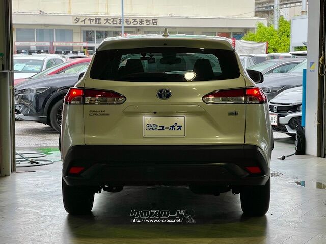 オフロード性能やSUVらしいリフトアップ感に効果のある大径タイヤを採用。 トヨタ カローラクロス