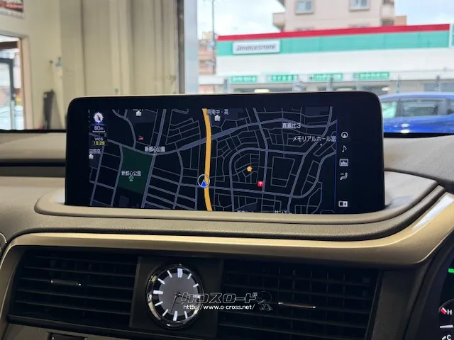 大型ディスプレイの純正ナビ レクサス RX
