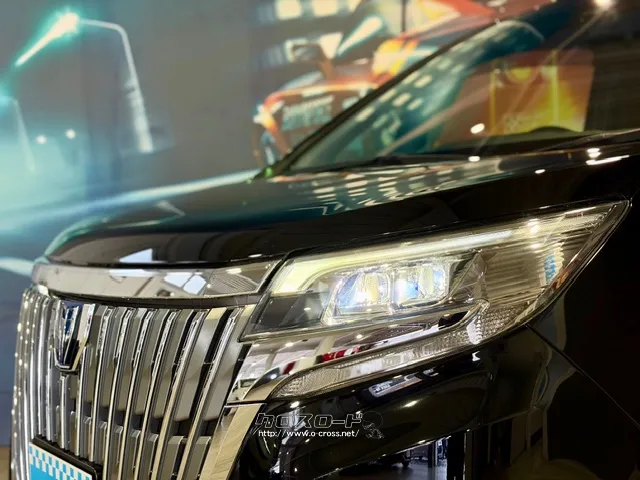 フロントグリルの横幅を拡大するとともに、めっきバーをセンター部分は太くした トヨタ エスクァイア