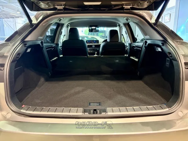後席を倒せば大きな荷物も積めます。 レクサス RX