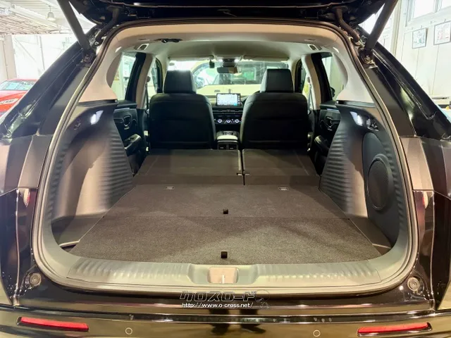 後席を倒せば広々荷物も積めます ホンダ ZR-V